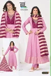 Royal Queen By Blue Hills Rayon Foil Printed Anarkali Kurti Set